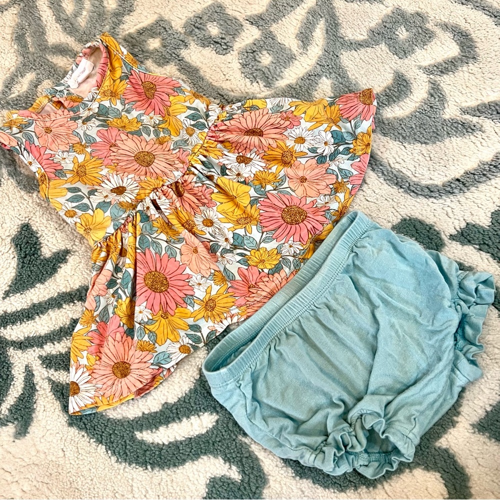 Adorable baby summer outfit